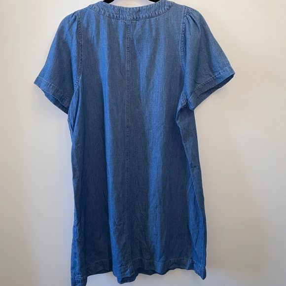 Madewell Blue Denim Dress - Picture 4 of 6